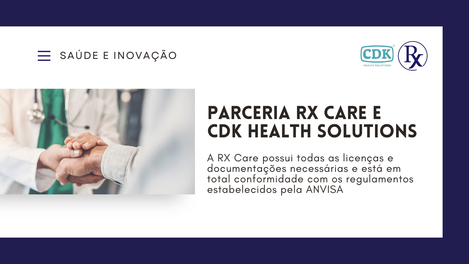 Parceria RX Care e CDK Health Solutions